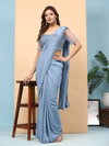 102073 Amoha Ready To Wear Embroidery Designer Saree Wholesalers In Delhi